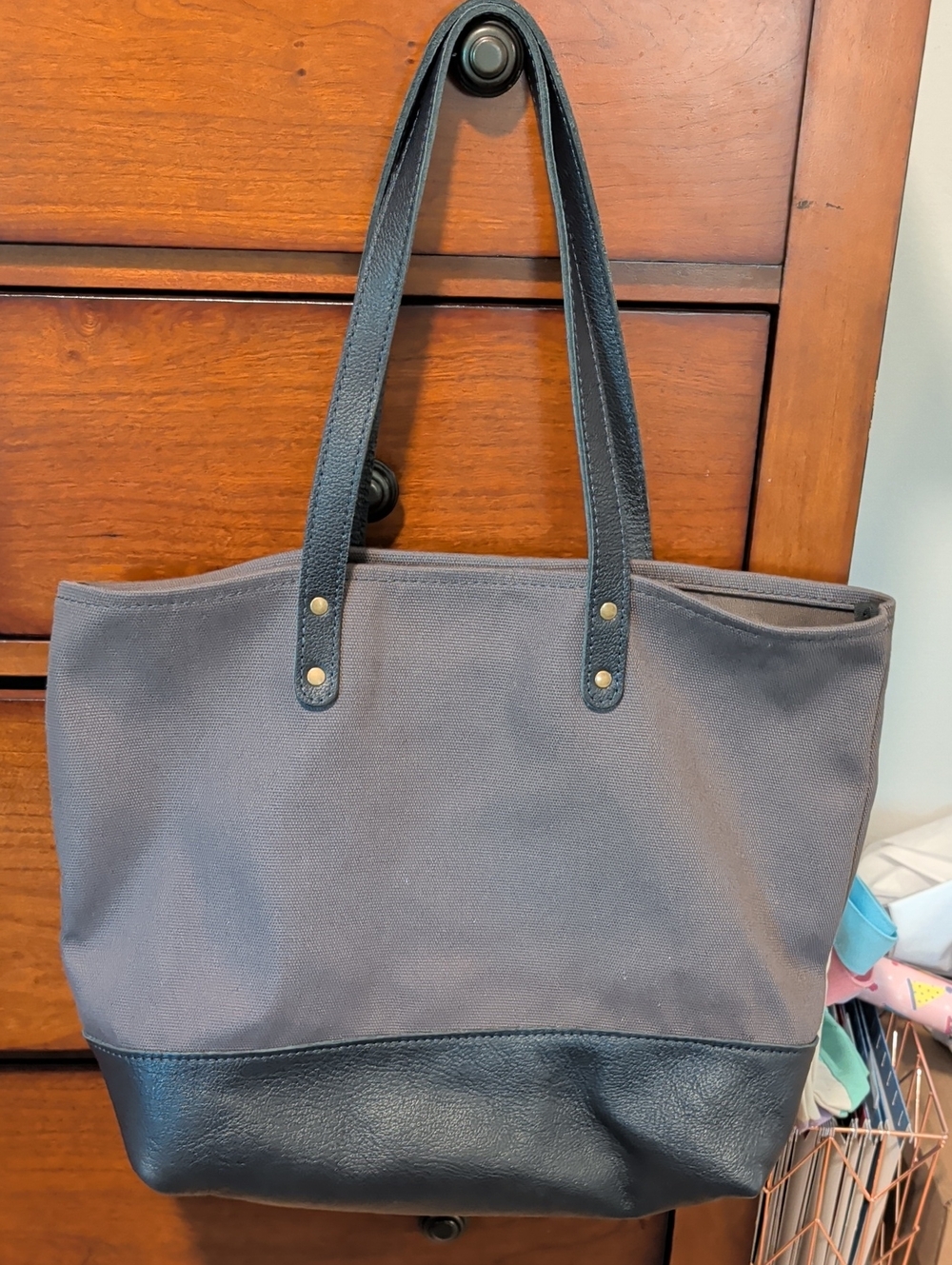 Portland Leather Big Big Tote - Ash - Picture 2 of 5